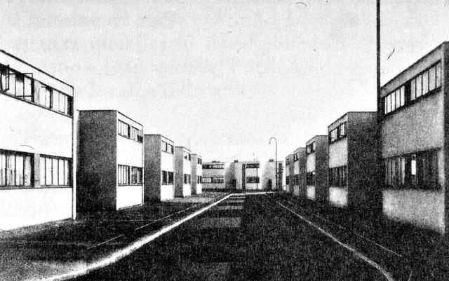 . W. Gropius, Colonia residenziale di Dessau-Torten, 1926-28