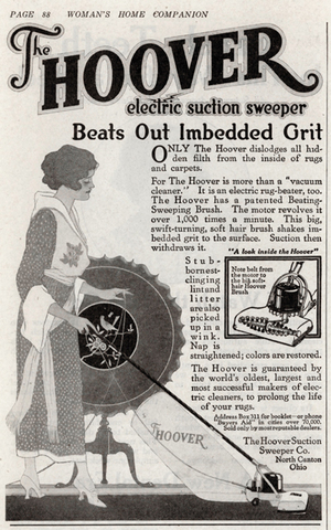 Vacuum Hoover is invented