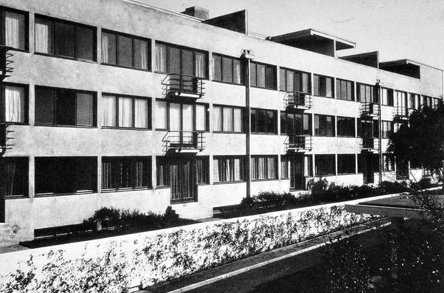 L. Mies van der Rohe, Quartiere dimostrativo del Deutscher Werkbund a Stoccarda, 1927