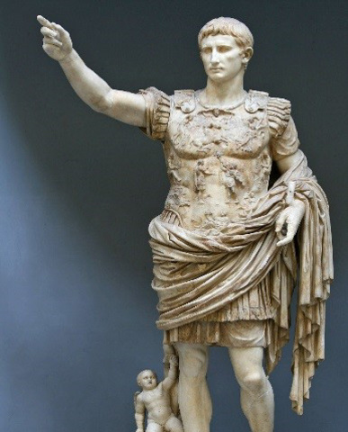 Portrait of Augustus from Prima Porta