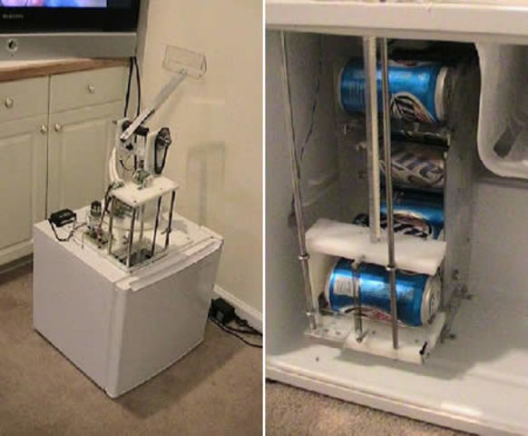 Beer Launching Fridge