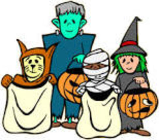 Hace cinco años que yo pedí trucos y dulces.