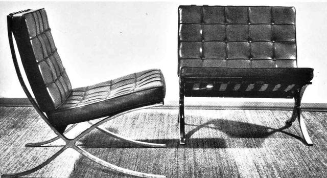 L. Mies van der Rohe, Sedia “Barcellona”, 1929