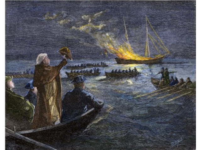 Bounty on the Gaspee attackers.