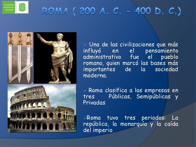 Hebreos:Concepto de organización Principio escalar