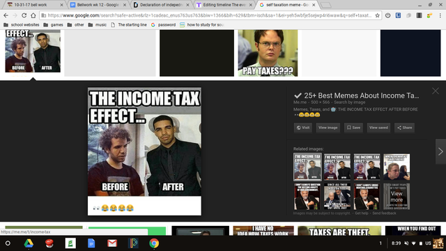 Virginia declares it's right to self tax, May 29, 1765