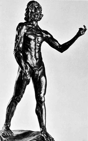 A. Rodin, San Giovanni Battista predicatore, 1878