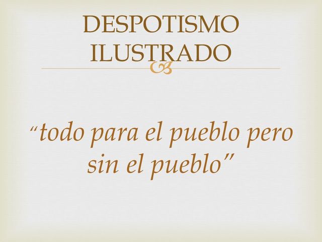Despotismo ilustrado