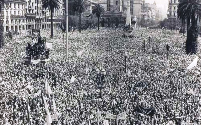 Movilización reprimida.