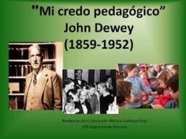 EL “CREDO PEDAGÓGICO” DE DEWEY