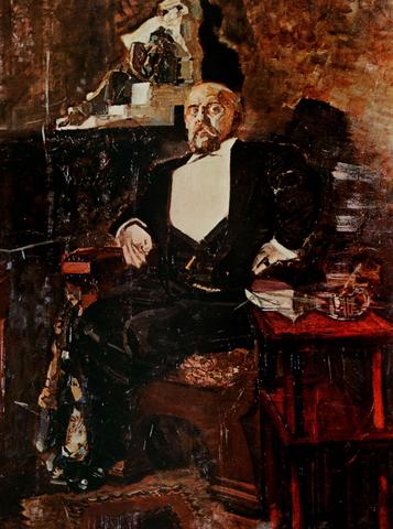 M. A. Vrubel’, Ritratto di S. I. Mamontov, 1897