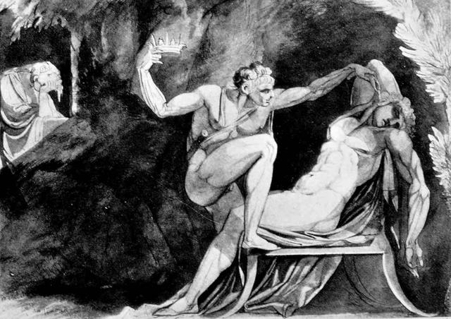 J. H. Füssli, Il re di Danimarca viene avvelenato dal fratello,1771