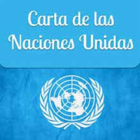 Carta de Naciones Unidas.
