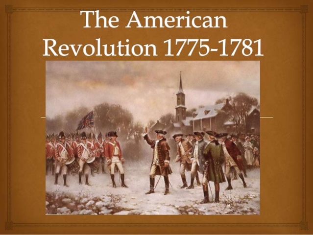 The American Revolution
