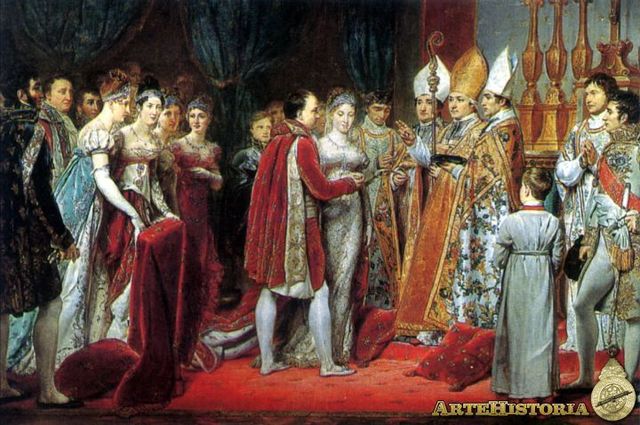 Boda con María Luisa de Austria