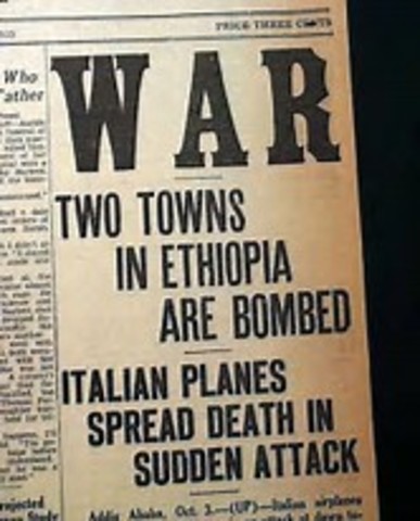 Italy Invaded Ethiopia