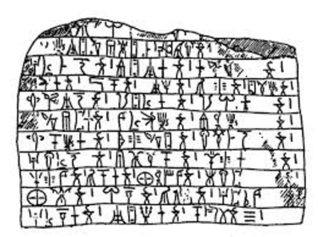 1450 a.c Escritura lineal B
