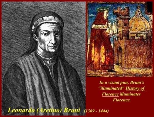 Leonardo Bruni (1374-1444), Humanista Historiador político italiano