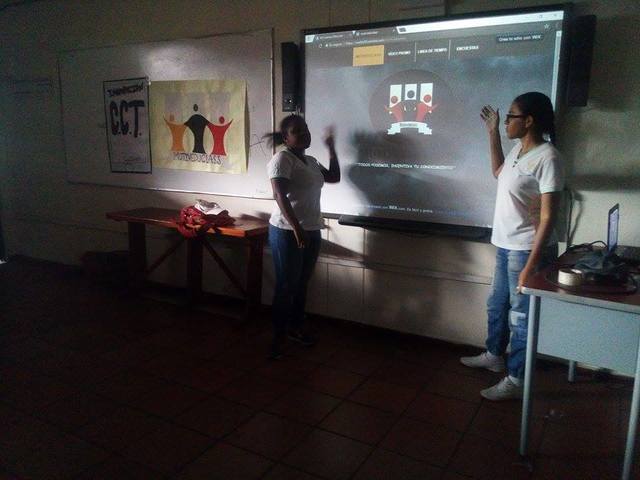 Charla con los profesores de la tarde