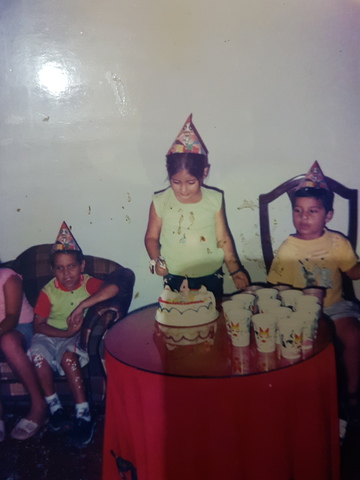 A los 3 años tuve mi primer fiesta