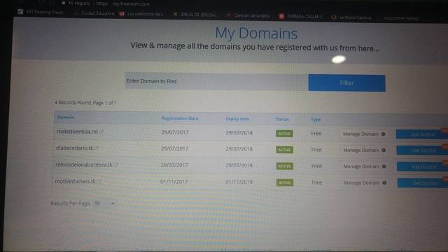 Creación del dominio