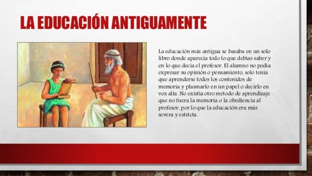 Se institucionaliza la educación.