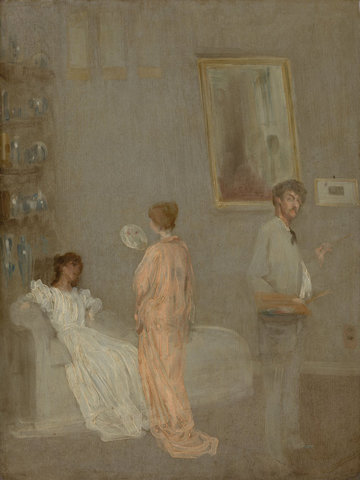 The Artist in His Studio -James Abbot McNeil Whistler