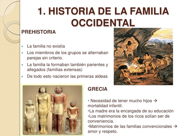 etapas históricas de la educación familiar