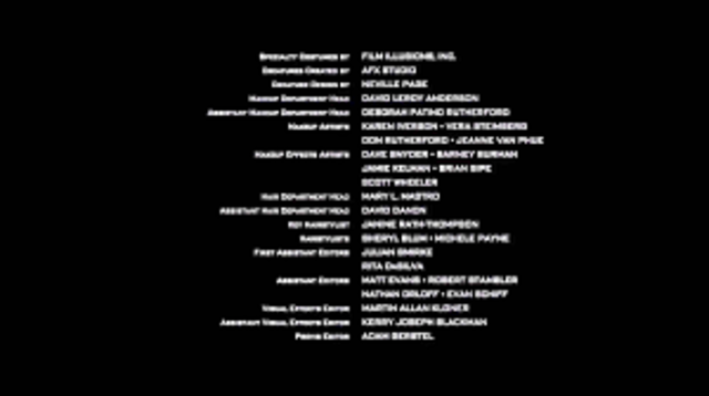 credits on movies