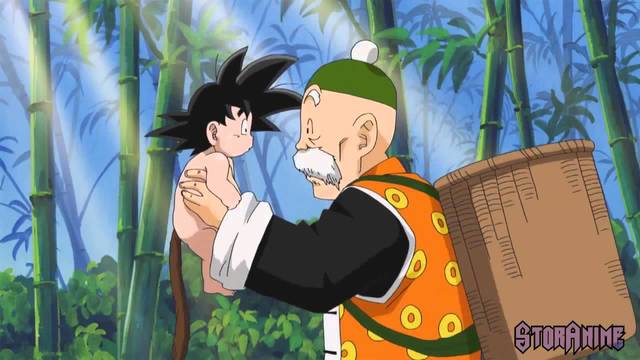 goku llega al planeta tierra