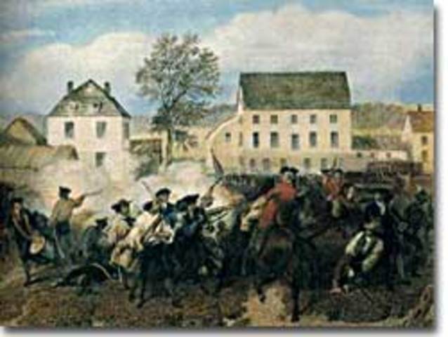 the battle of Lexington and concord