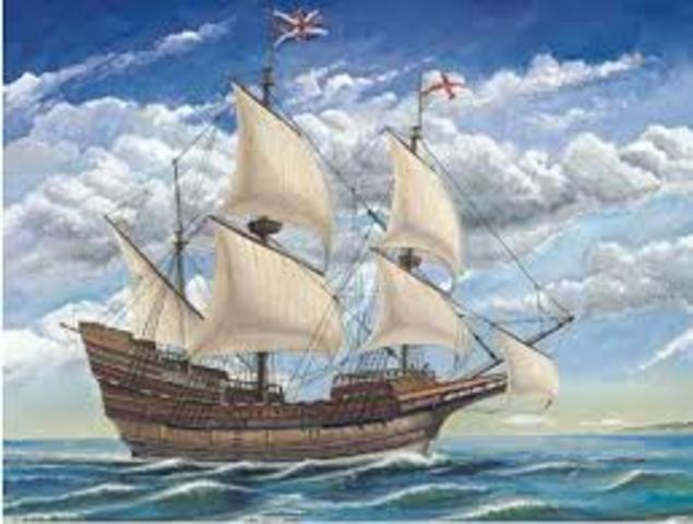 The Mayflower arrived at Cape Cod