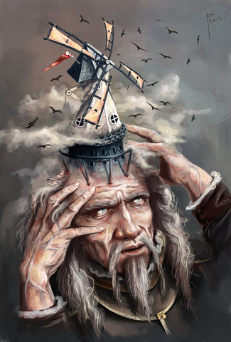 (8) El Quijote no se queja de sus heridas