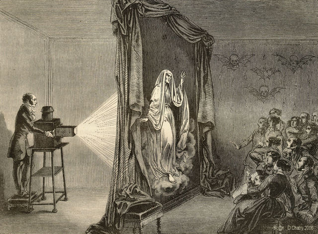 Primer proyector de películas personal y las técnicas