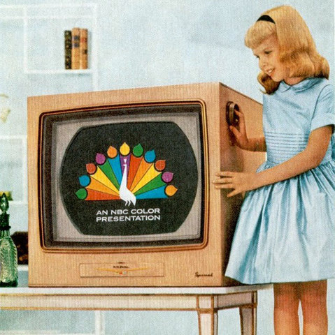 Color television is introduced in the United States.