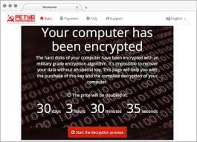 Se encontró otra variante de Petya