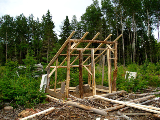 They start to build a house