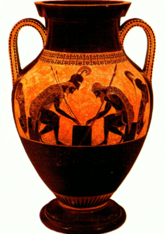 Greek civilisation pottery