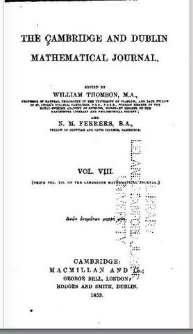 Boole's first article