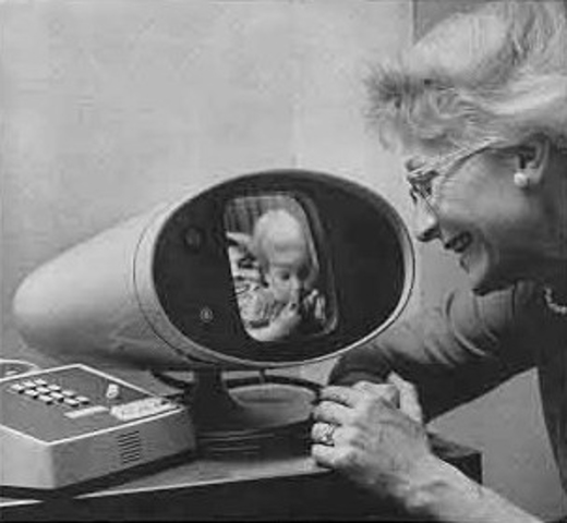 The first public video telephone