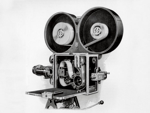 First motion picture camera
