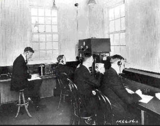 The first radio broadcast
