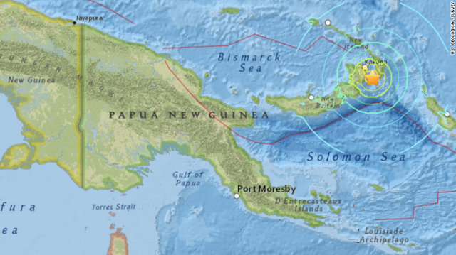 Papua New Guinea Quake