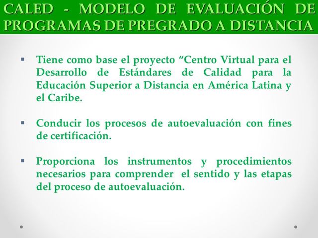 Nace el CALED (Instituto Latinoamericano y del Caribe de Calidad en Educación Superior a Distancia)