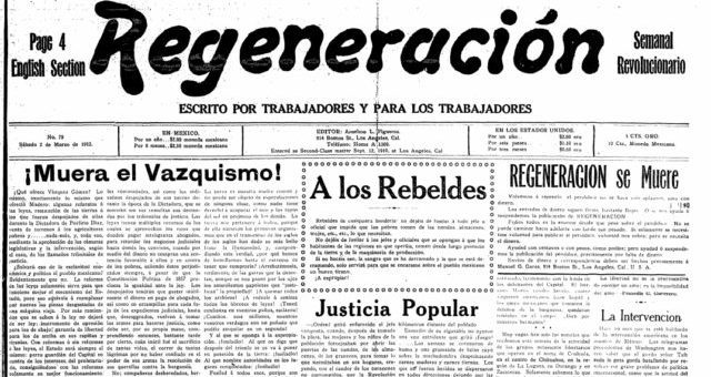 Los hermanos Ricardo y Jesús Flores Magón, fundan el periódico "Regeneración", invitan a las mujeres a unirse a la Revolución.