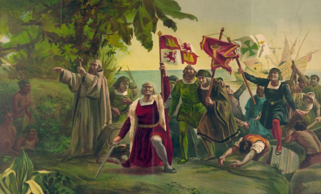 Christopher Columbus Lands in New World