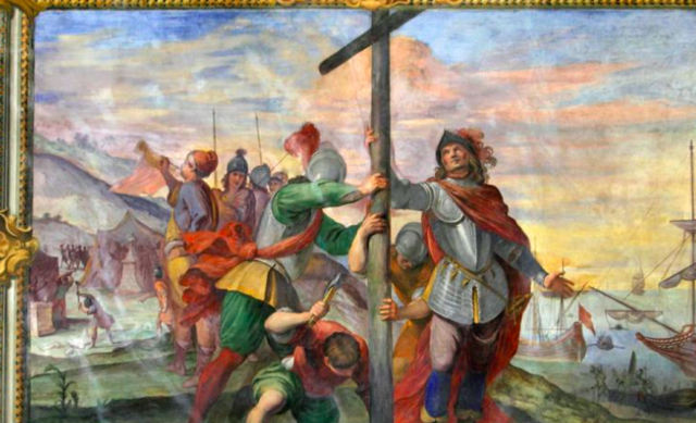 Christopher Columbus Lands in the New World