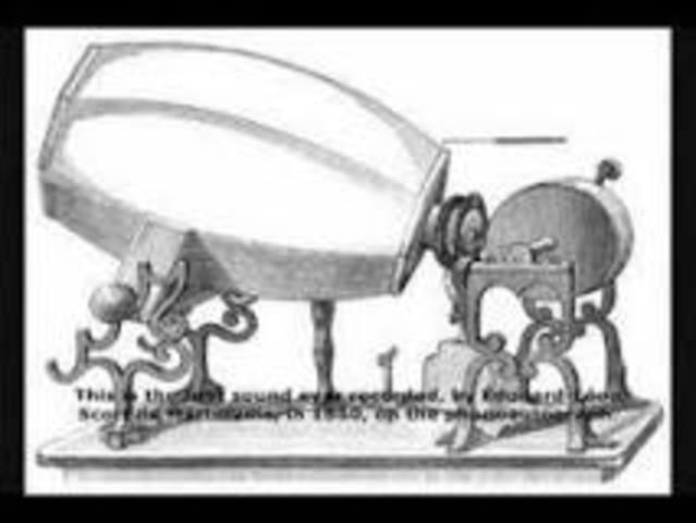 First sound ever recorded