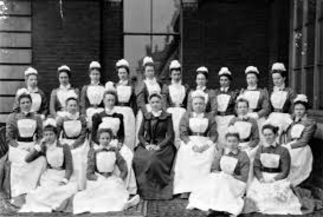 PRIMERAS ESCUELAS DE ENFERMERIA, CONSOLIDACION DE LA PROFESION