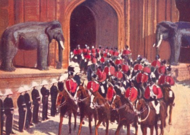 With Our King and Queen Through India